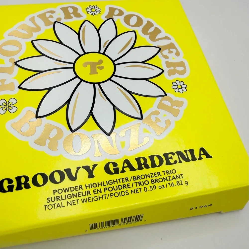 Trixie Cosmetics Flower Power Groovy Gardenia Large Bronzer NIB